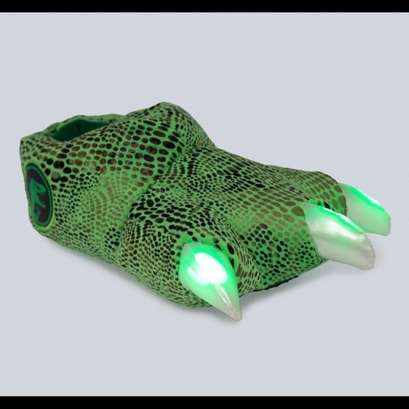 SOLD!!Toddler Boys Light Up Claw Bootie Slippers - Picture 3 of 7